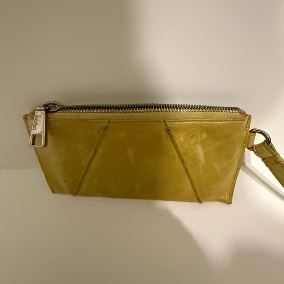 HOBO Handbags - Hobo Yellow Leather Wristlet